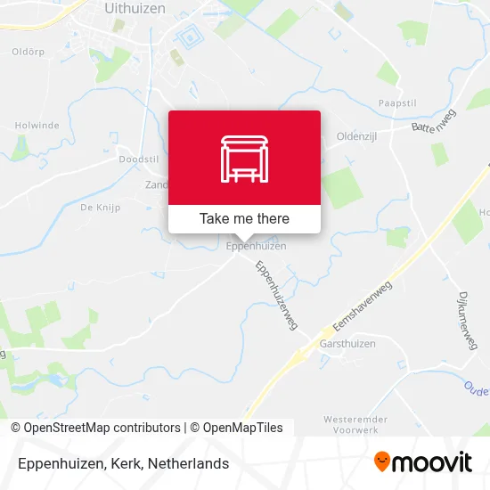 Eppenhuizen, Kerk map