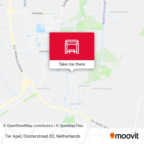 Ter Apel, Oosterstraat 82 map