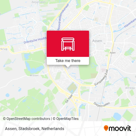 Assen, Stadsbroek map