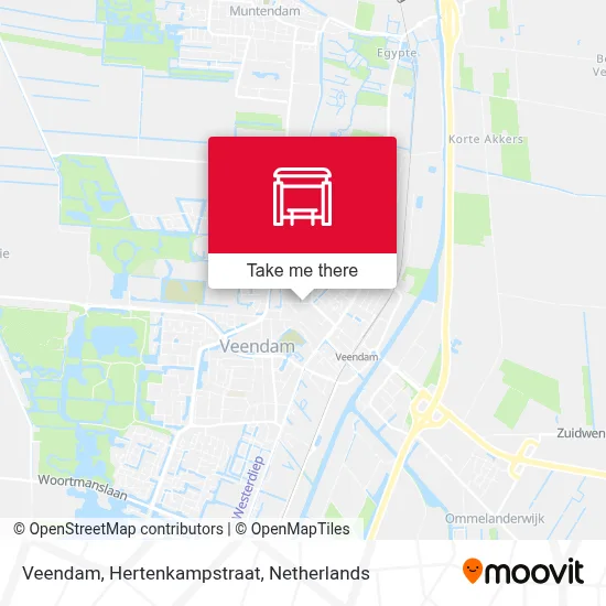 Veendam, Hertenkampstraat map