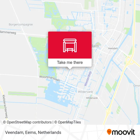 Veendam, Eems map