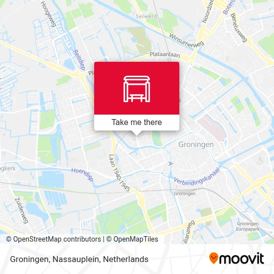 Groningen, Nassauplein map