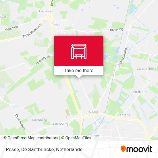Pesse, De Santbrincke map