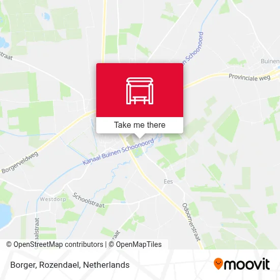 Borger, Rozendael Karte
