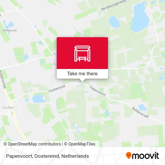 Papenvoort, Oostereind map