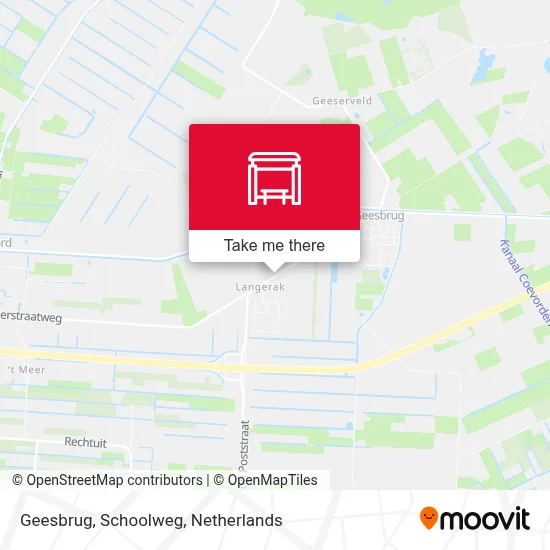 Geesbrug, Schoolweg map