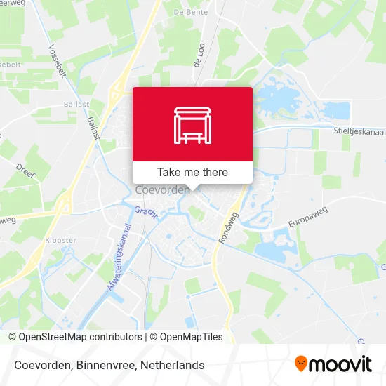 Coevorden, Binnenvree map