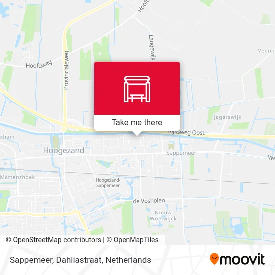 Sappemeer, Dahliastraat map