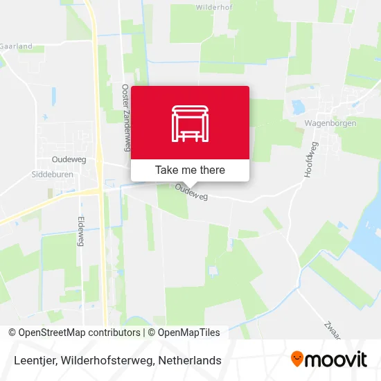 Leentjer, Wilderhofsterweg map