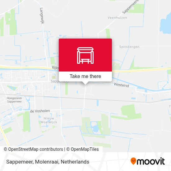 Sappemeer, Molenraai map