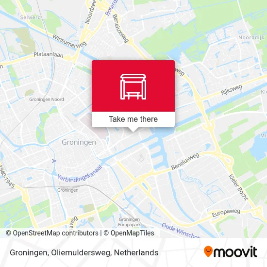 Groningen, Oliemuldersweg map