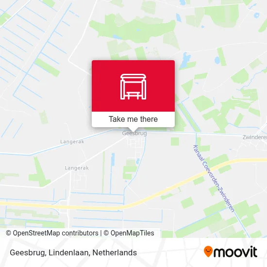 Geesbrug, Lindenlaan map