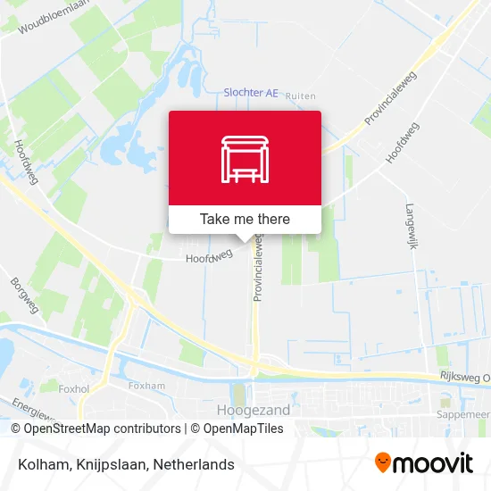 Kolham, Knijpslaan map