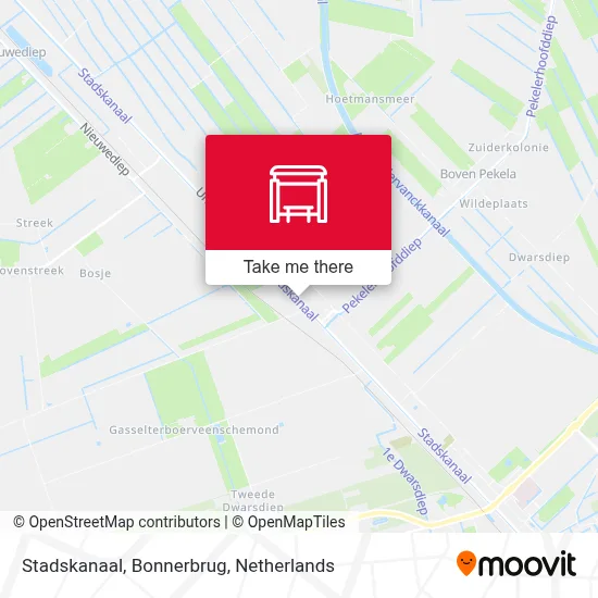 Stadskanaal, Bonnerbrug map