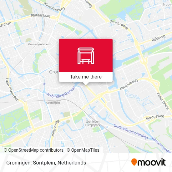 Groningen, Sontplein map