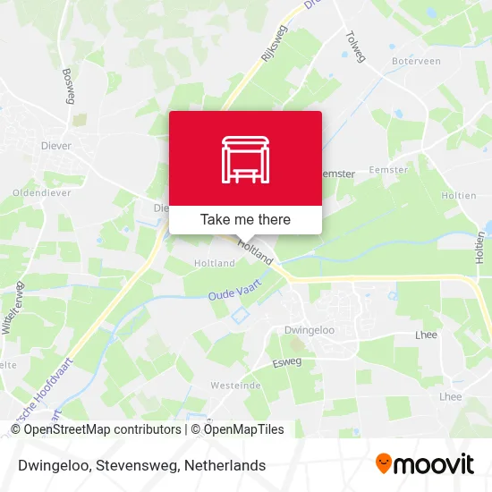 Dwingeloo, Stevensweg map