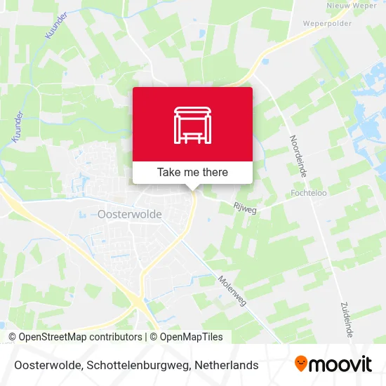 Oosterwolde, Schottelenburgweg map