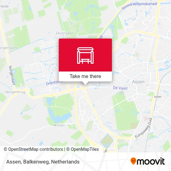 Assen, Balkenweg map