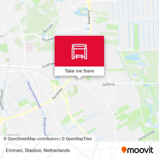 Emmen, Stadion map