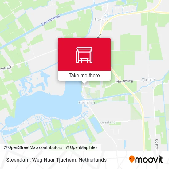 Steendam, Weg Naar Tjuchem map