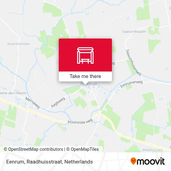 Eenrum, Raadhuisstraat map