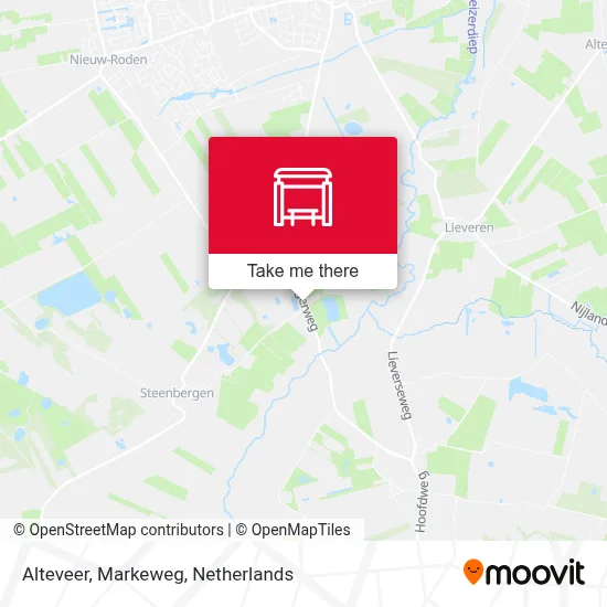 Alteveer, Markeweg map