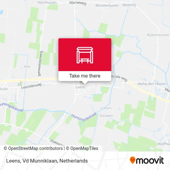 Leens, Vd Munniklaan map