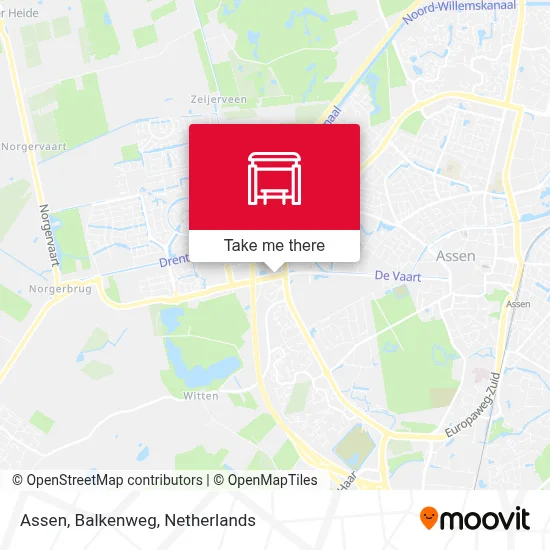 Assen, Balkenweg map