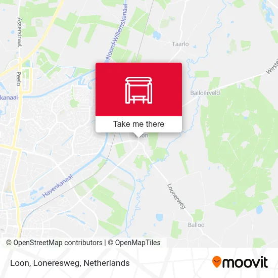 Loon, Loneresweg map