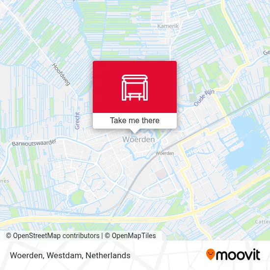 Woerden, Westdam map