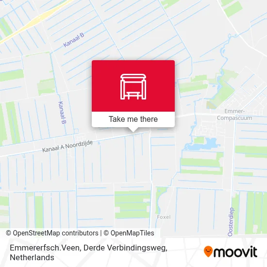 Emmererfsch.Veen, Derde Verbindingsweg map