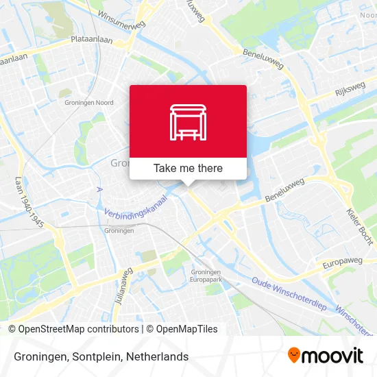 Groningen, Sontplein map