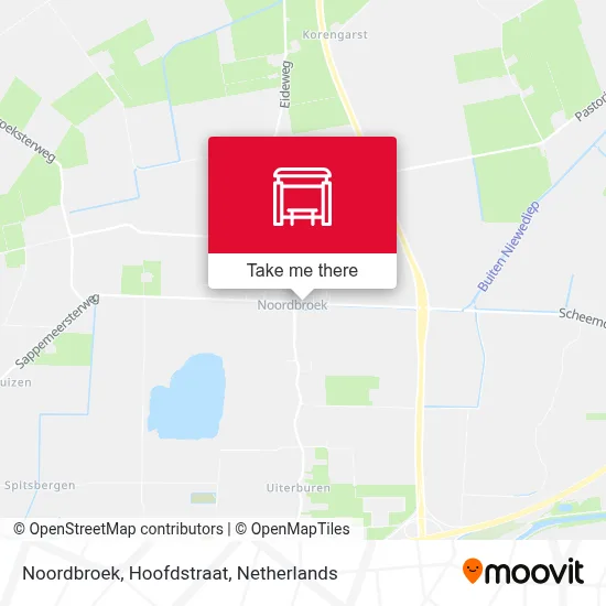 Noordbroek, Hoofdstraat map