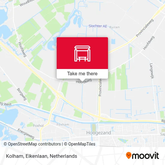 Kolham, Eikenlaan map
