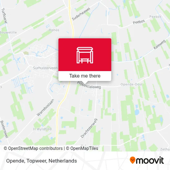 Opende, Topweer map