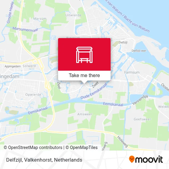 Delfzijl, Valkenhorst map