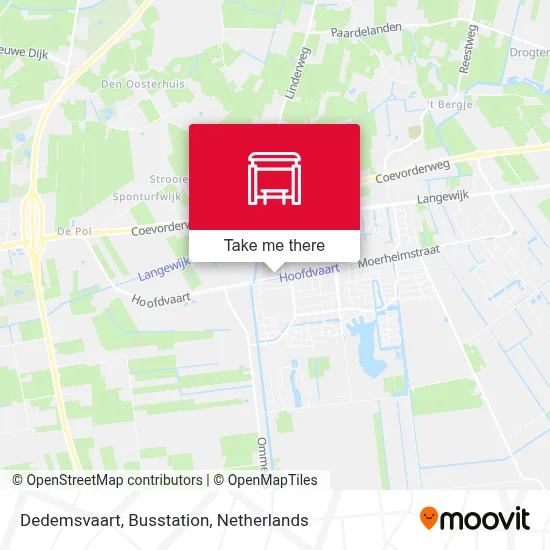 Dedemsvaart, Busstation map