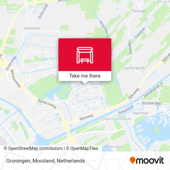 Groningen, Mooiland map