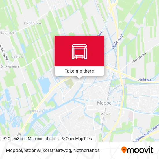 Meppel, Steenwijkerstraatweg map