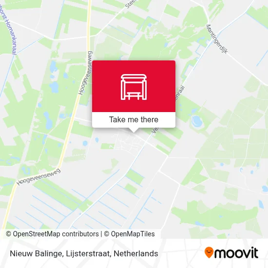 Nieuw Balinge, Lijsterstraat map
