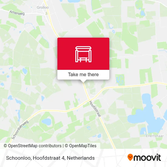Schoonloo, Hoofdstraat 4 Karte
