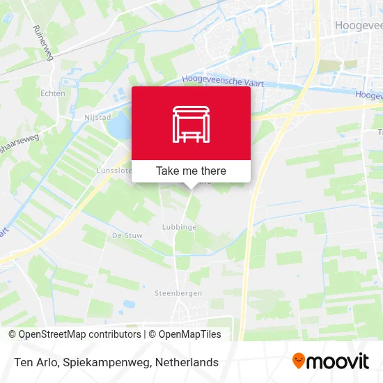 Ten Arlo, Spiekampenweg map