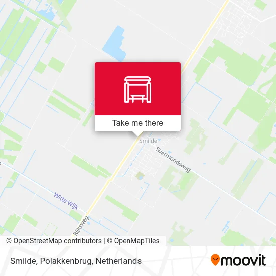 Smilde, Polakkenbrug map