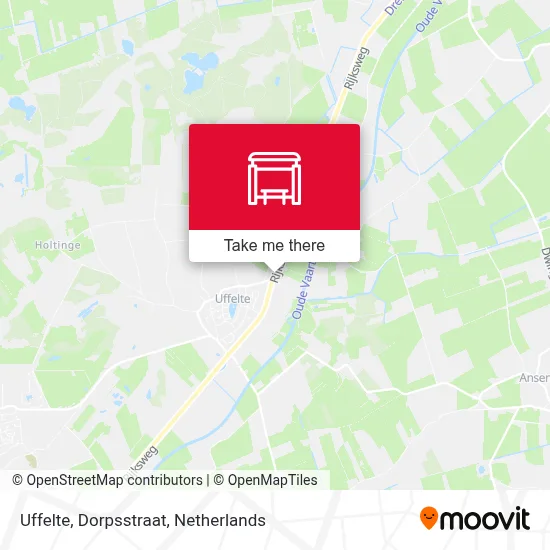 Uffelte, Dorpsstraat map