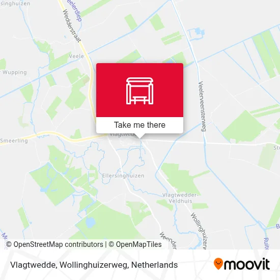 Vlagtwedde, Wollinghuizerweg map