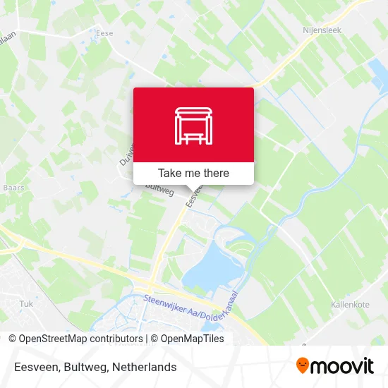 Eesveen, Bultweg map