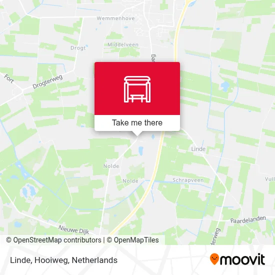 Linde, Hooiweg map