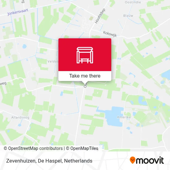 Zevenhuizen, De Haspel map
