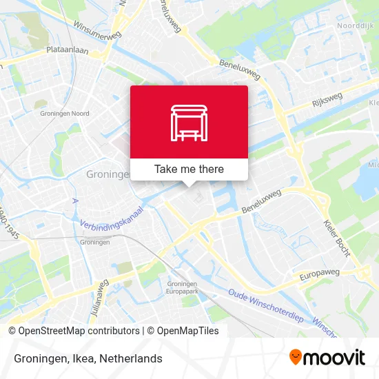 Groningen, Ikea map