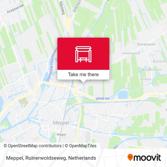 Meppel, Ruinerwoldseweg map